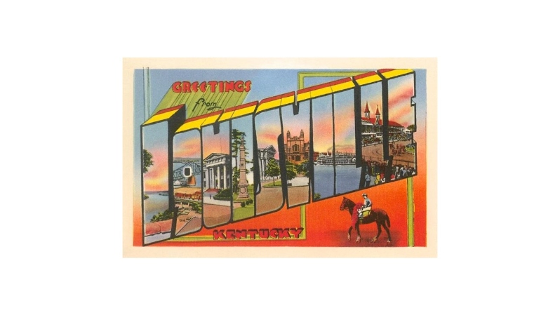 Vintage Louisville Postcard