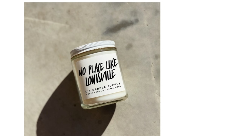 No Place Like Louisville Candle