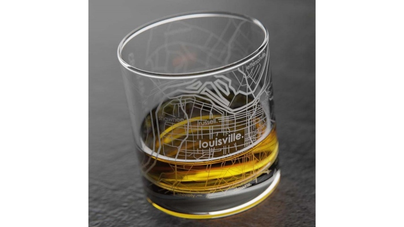 Louisville Whiskey Rocks Glass