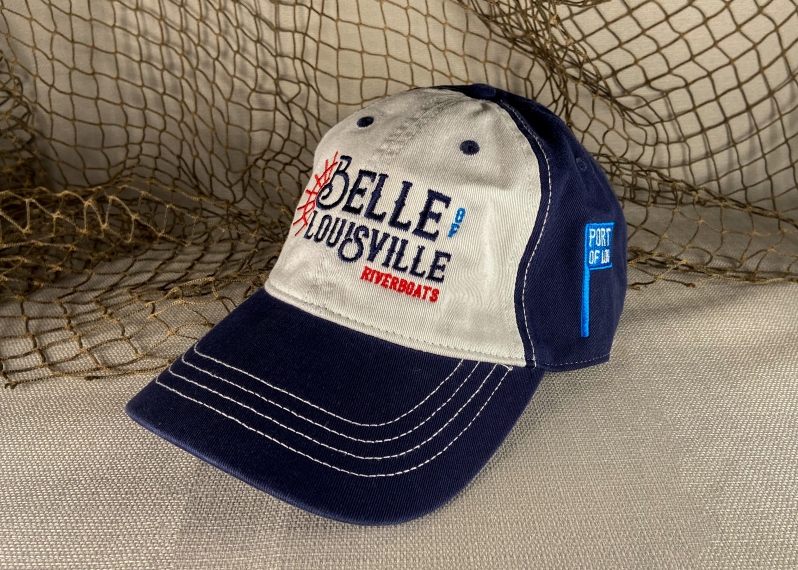 Belle of Louisville Hat - Navy & White
