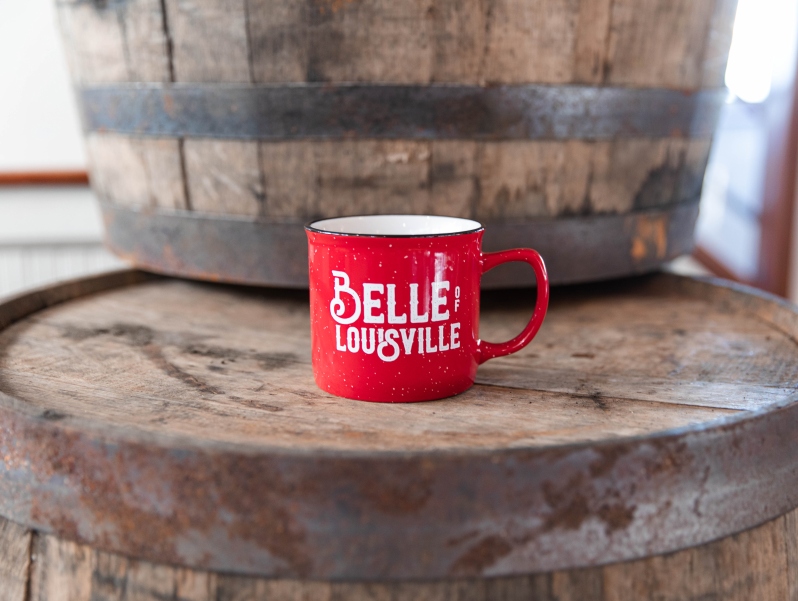 Belle of Louisville Red Campfire Coffee Mug